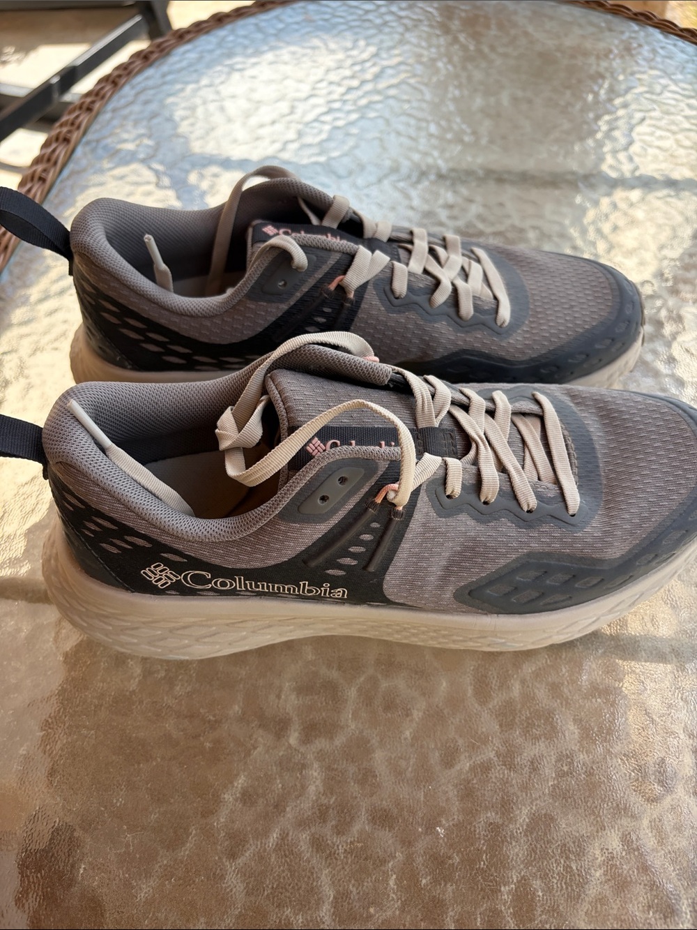 Columbia Gray and Black Women's Athletic Sneakers